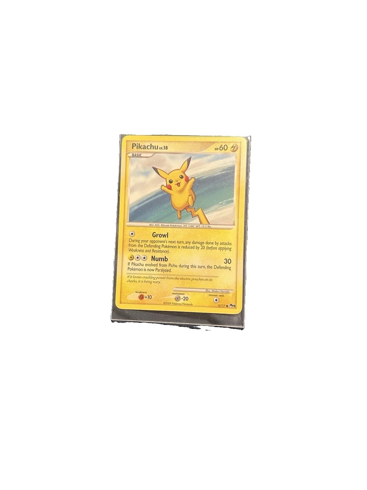 Pikachu 15/17 Common POP Series 9 Pokemon Moderately Played LP