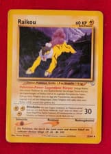 Raikou Neo Revelation 22/64 German Rare Pokemon Card Non-Holo Naoyo Kimura HP