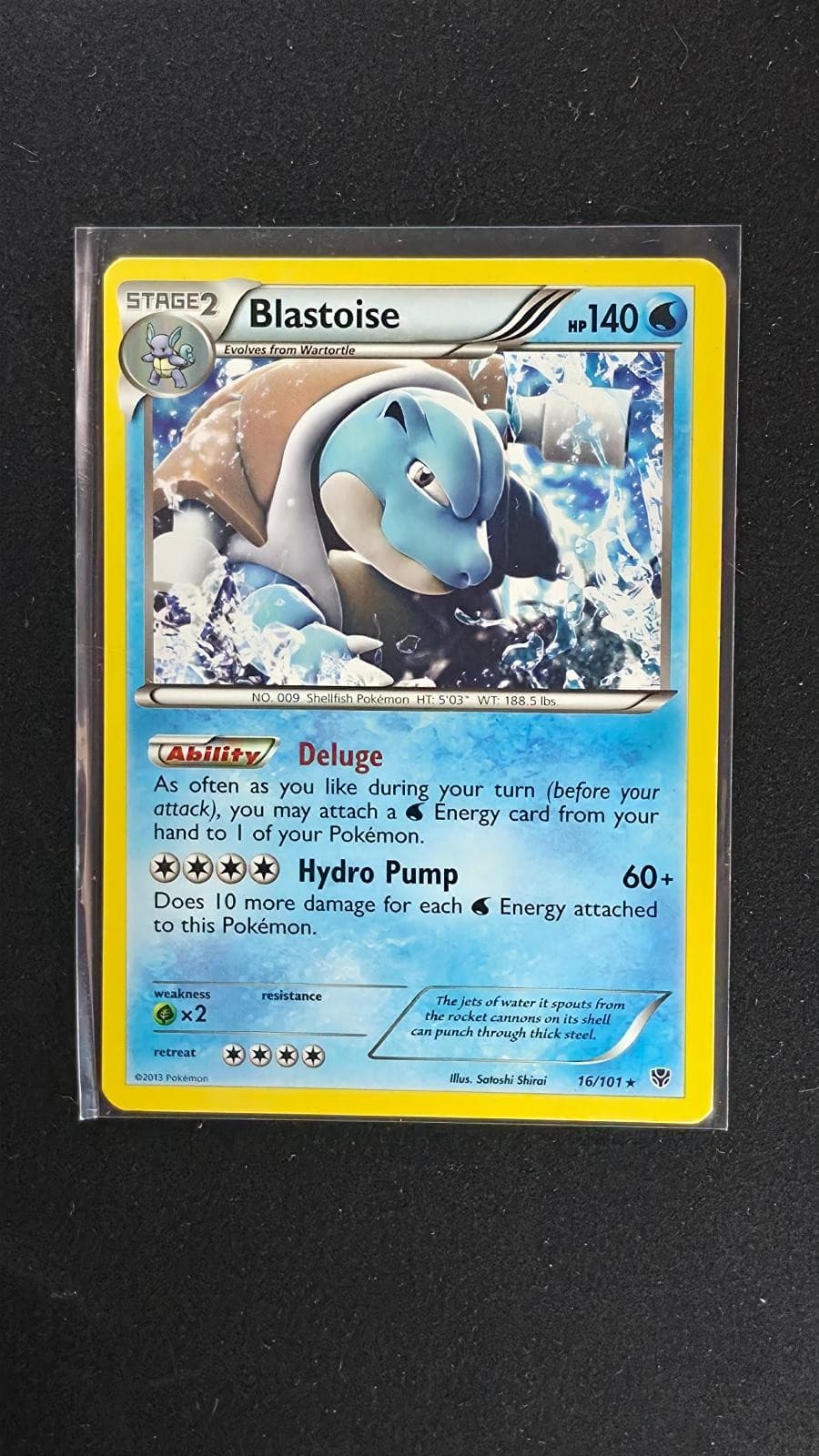 BLASTOISE | 16/101 | NON-HOLO R NM/M | PLASMA BLAST