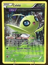 Pokemon TCG Promo Celebi XY93 Holo Rare Card Lp Condition