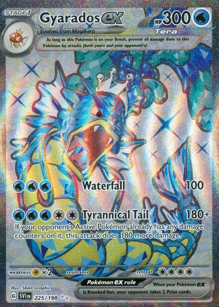 Gyarados ex Holo Ultra Rare SV01: Scarlet & Violet Base Set 225/198 NM