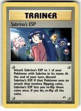 Unlimited Sabrina's ESP 117/132 Uncommon Gym Heroes Pokemon MP