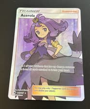The Pokémon Company Acerola Full Art Sm-Burning Shadows 142/147 UR Holo EN 2017