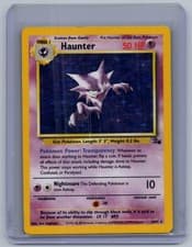 Haunter 6/62 Rare Fossil Pokemon Unlimited Holo Lightly Played
