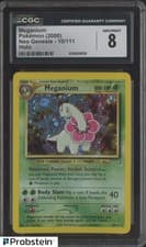 2000 Pokemon Neo Genesis #10 Meganium Holo CGC 8 NM-MT
