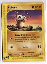 Cubone 72/147 Common Aquapolis Pokemon Heavily Played