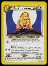 Pokemon Card - Dark Ursaring Neo Destiny 21/105 Rare