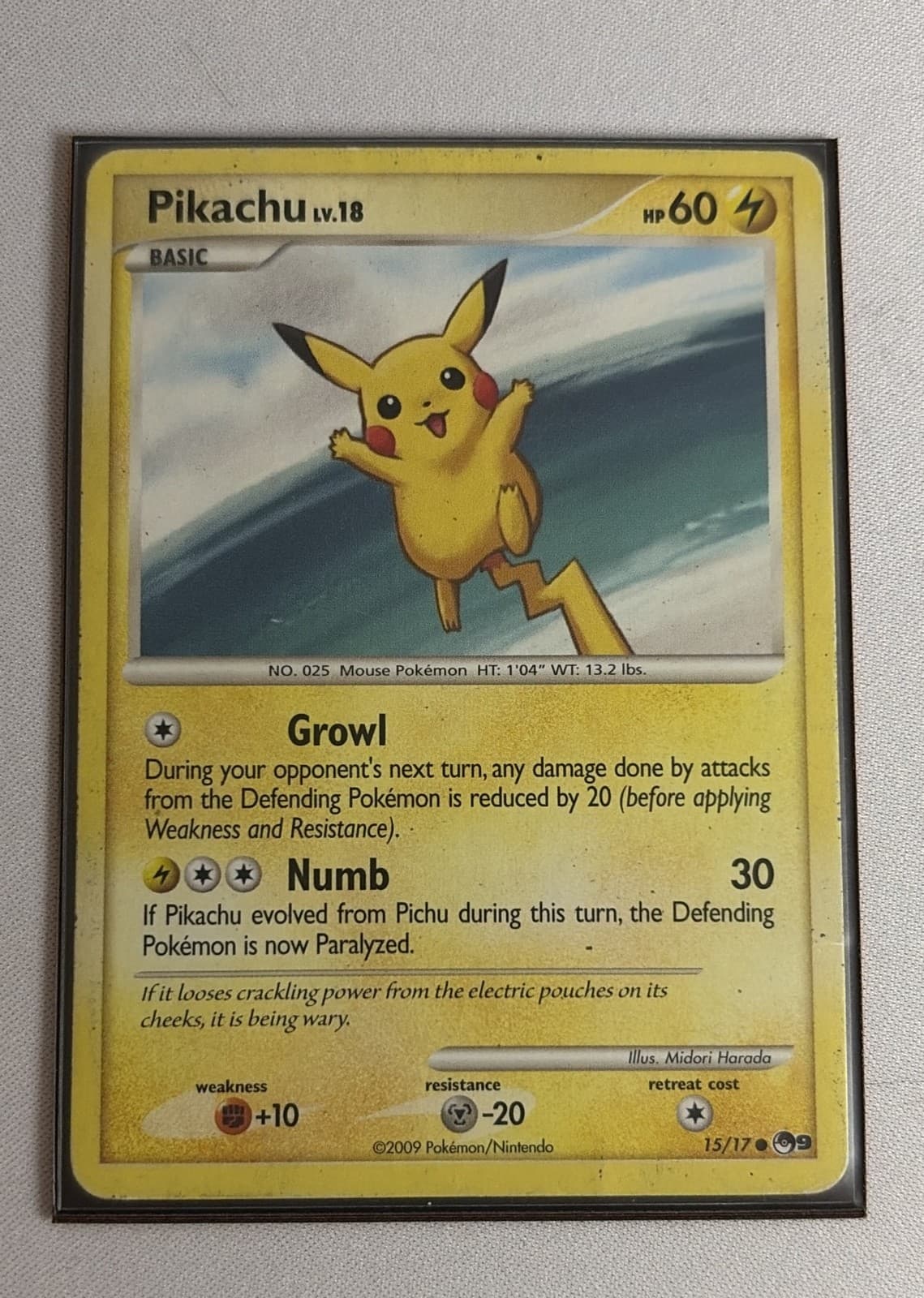 Pikachu 015/017 POP Series 9 Regular