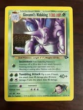 Giovanni's Nidoking Holo Gym Challenge #7/132 Stage 2 120 HP