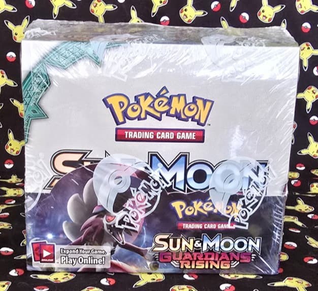 Pokemon TCG 2017 Sun & Moon Guardians Rising Booster Box Factory Sealed