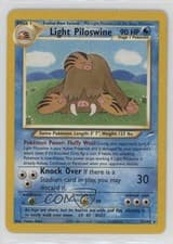 Light Piloswine Pokemon Neo Destiny #26 2002