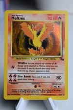 Moltres #12 Holo Rare Fossil 12/62 LP 1999 Pokemon TCG Unlimited