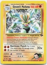 Giovanni's Machamp Holo Rare Gym Challenge G2 Unlimited Holo 006/132 2000 LP