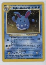 Light Azumarill Holo Pokemon Neo Destiny #13 2002
