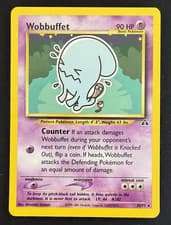 Wobbuffet Neo Discovery 35/75 Rare Regular Unlimited 2001 Pokemon TCG LP