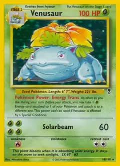 Venusaur - 18/110 - Pokemon Legendary Collection Holo Rare Card WOTC HP