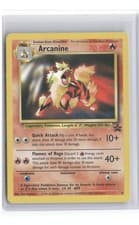 Arcanine Pokemon Black Star Promo #6 WOTC 1999 - LP 6