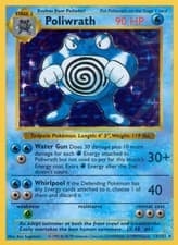 Poliwrath - 13/102 - Pokemon Base Set Shadowless Holo Rare Card WOTC NM