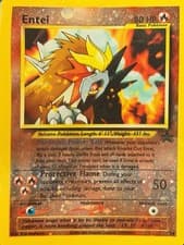 Pokémon TCG Entei Promo Card 2.0 Holo Rare Pop Series