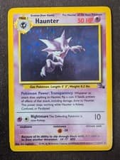 Haunter - 6/62 Holo Rare Unlimited Edition - Fossil (Pokemon) MP #4