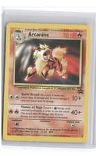 Arcanine Pokemon Black Star Promo #6 WOTC 1999 - LP 5