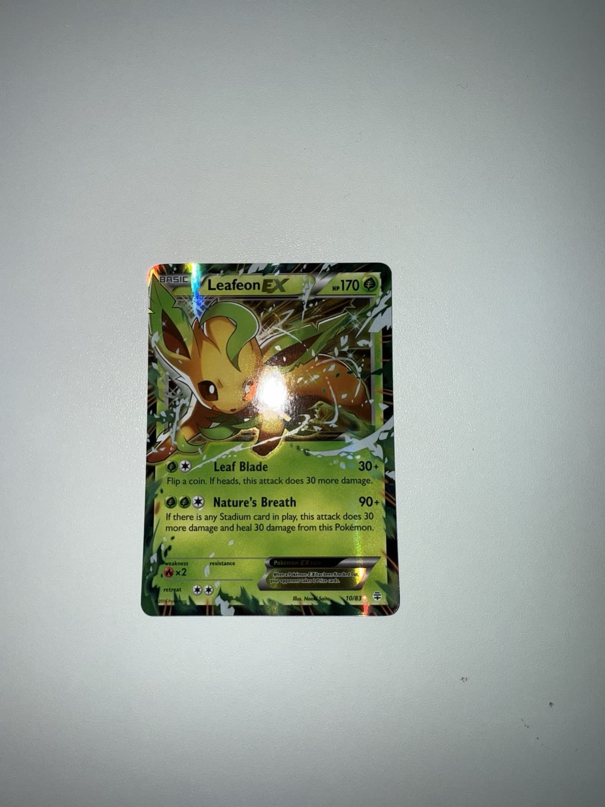 Leafeon EX 10/83 Generations Holo