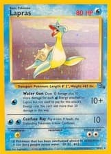 Lapras (10) Unlimited Holofoil [FO - 10/62] LP PokemonFossil