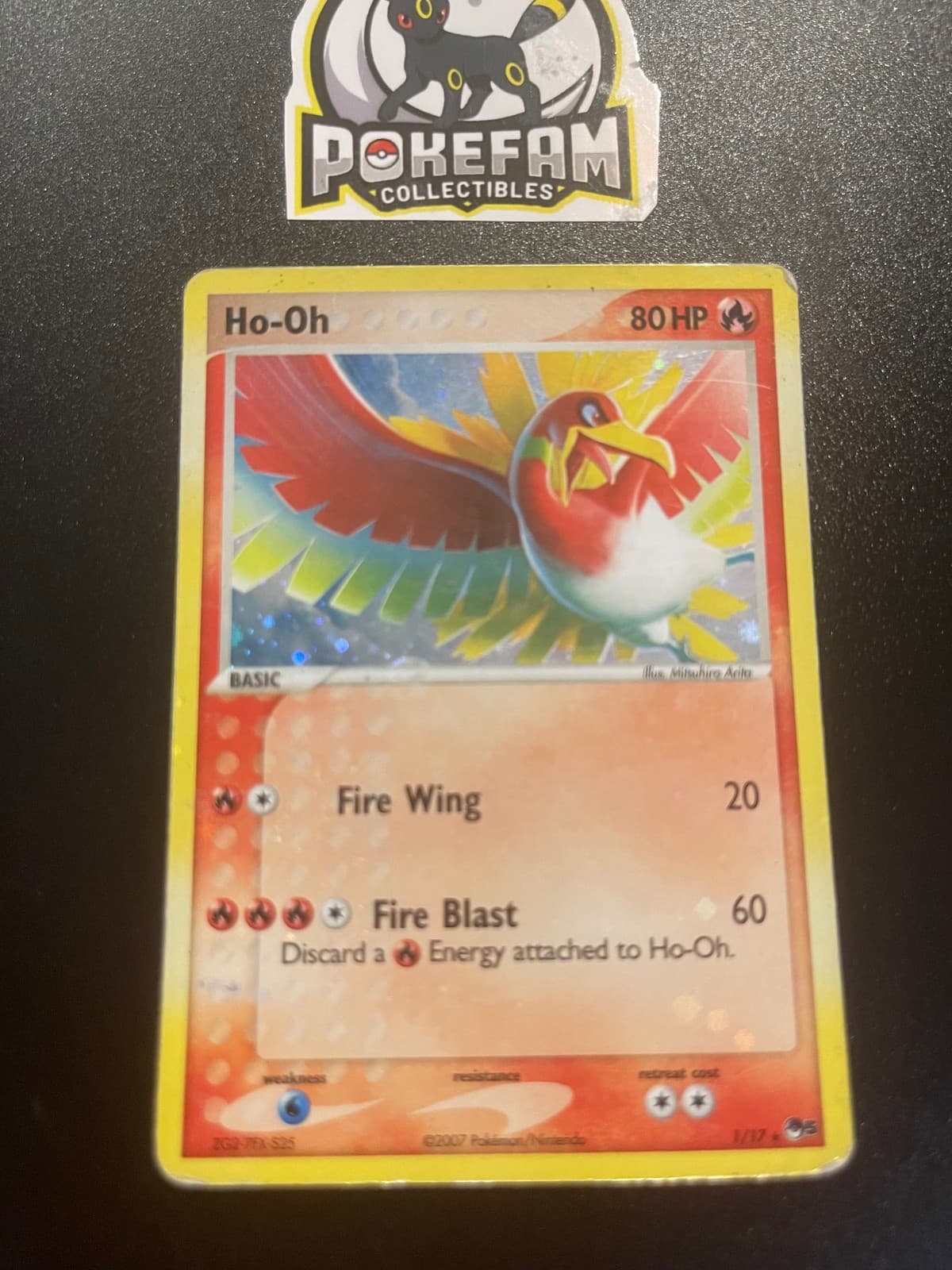 Ho-Oh 1/17 Rare POP Series 5 Pokemon Holo MP
