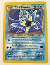 Dark Omastar 19/105 Tomokazu Komiya Unlimited Rare Neo Destiny Pokemon MP
