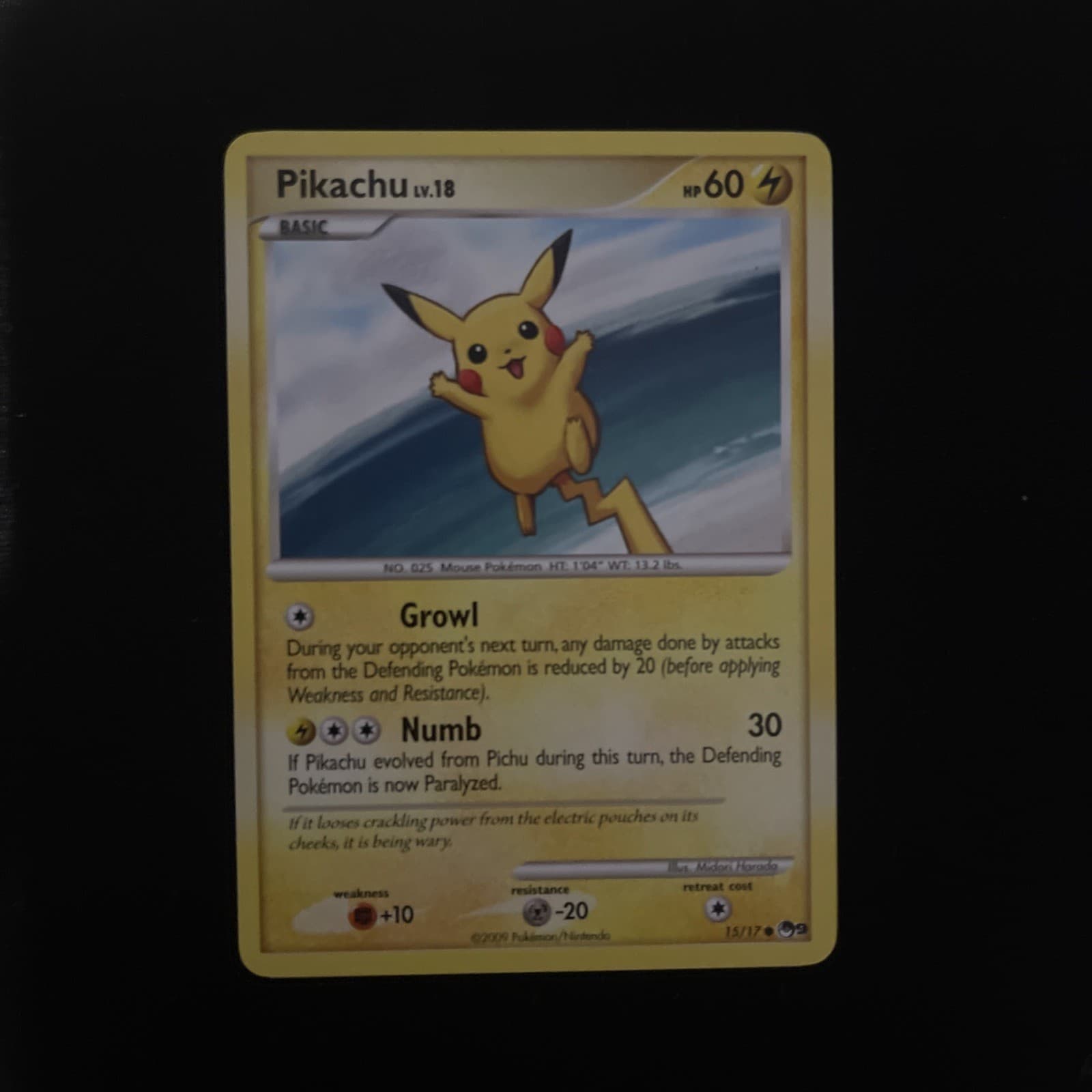 Pokemon Pikachu 15/17 Pop Series 9