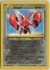 Scizor 29/75 Rare Neo Discovery Pokemon Unlimited Lightly Played