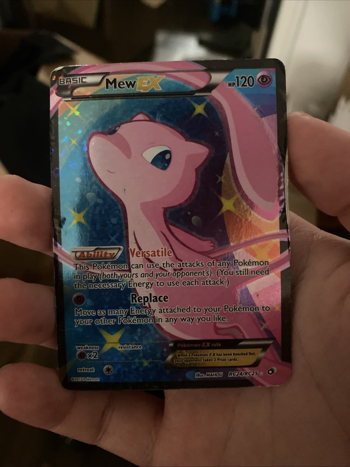 Mew EX (Full Art) RC24/RC25 Legendary Treasures: Radiant Collection Holo