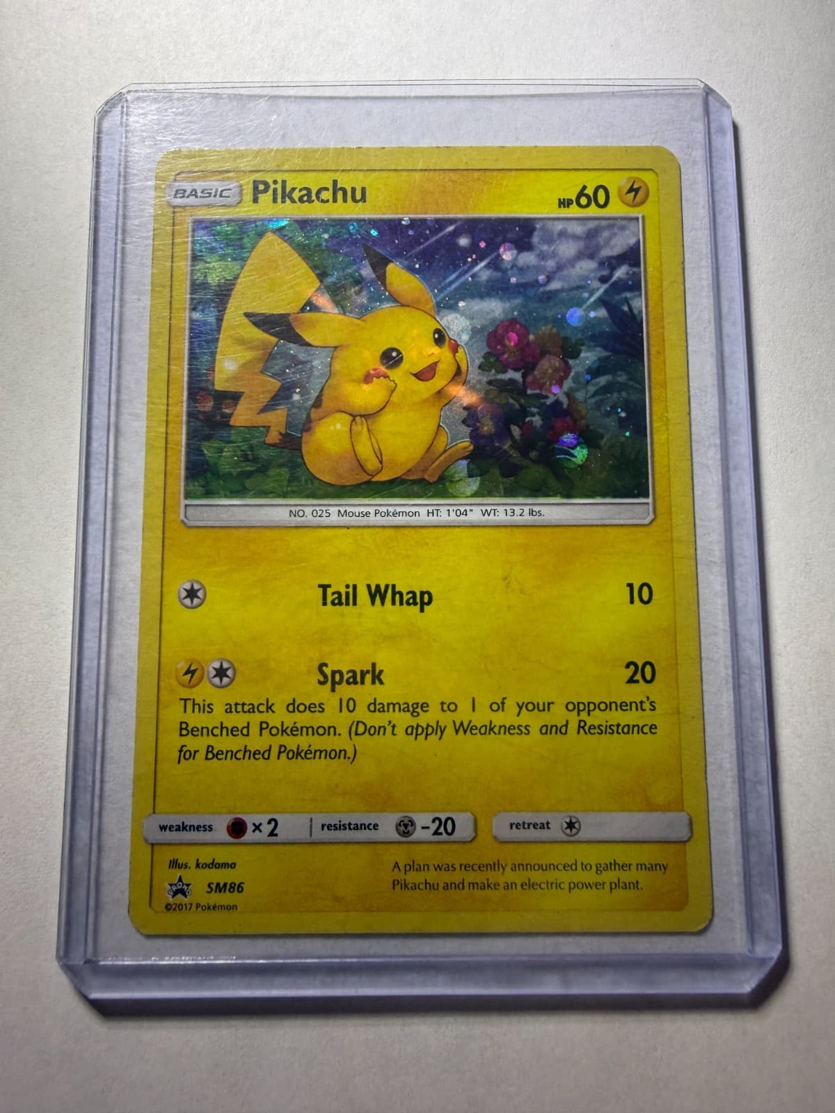 Pikachu SM86 Sm Holo