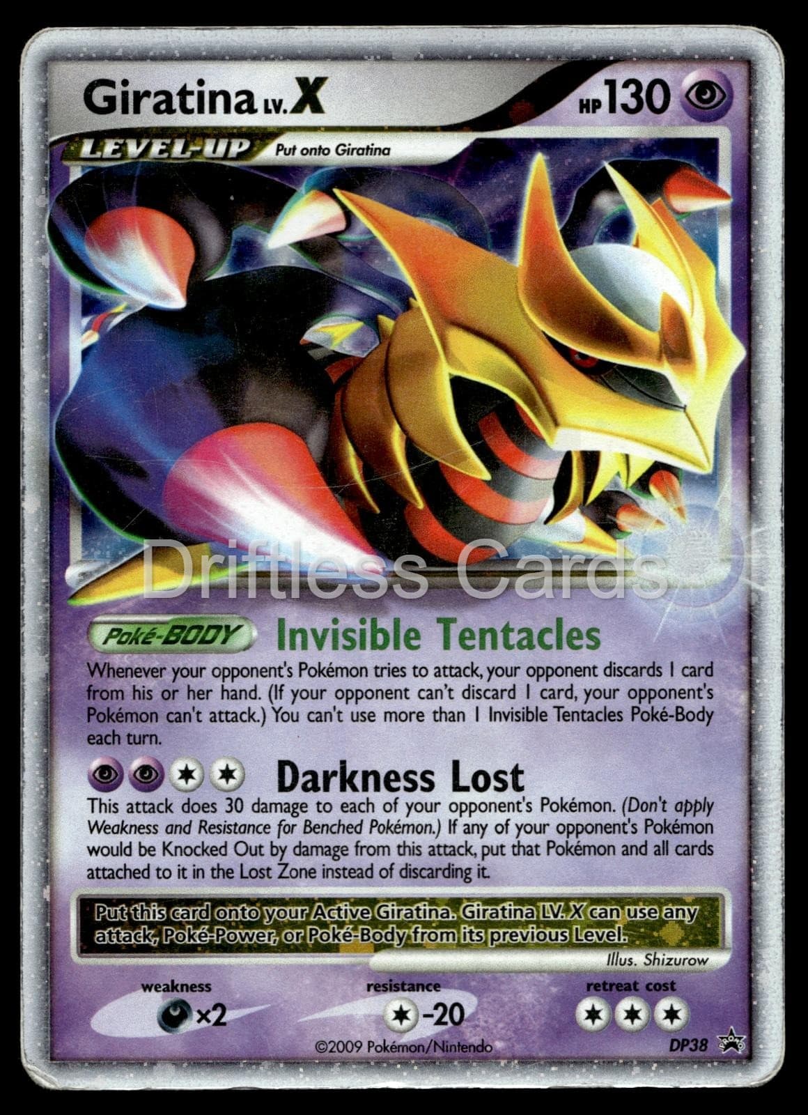 Giratina LV.X DP38 Holo Promo Diamond and Pearl Promos Pokemon MP