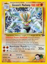 Giovanni's Machamp - 6/132 - Pokemon Gym Challenge Unlimited Holo Rare Card HP