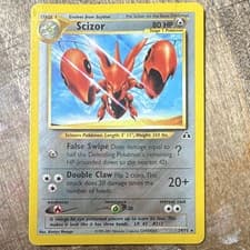Pokemon TCG Scizor 29/75 Neo Discovery Rare Stage 1 Regular 80HP Eng