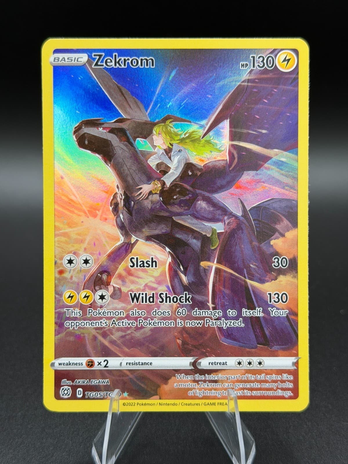 Zekrom TG05/TG30 Swsh09: Brilliant Stars Trainer Gallery Holo