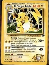 Gym Challenge #011/132 Lt. Surge's Raichu