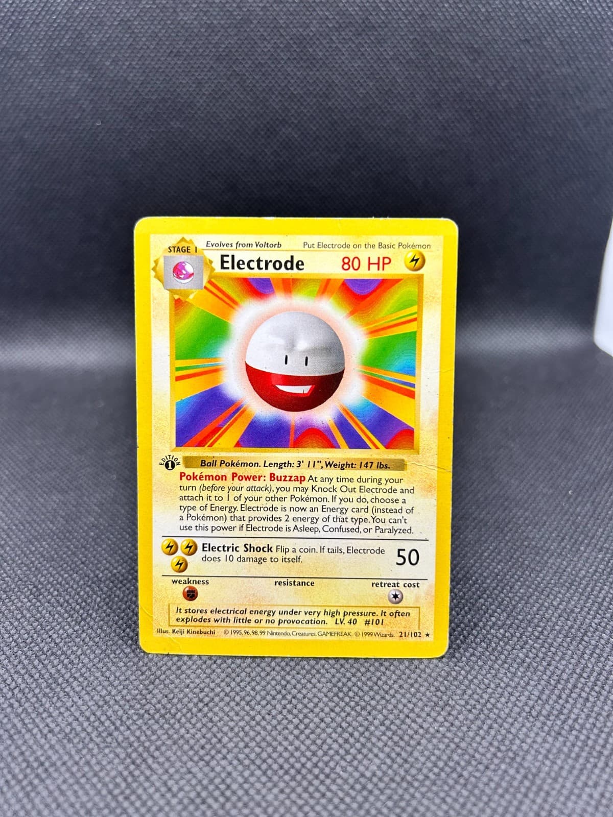 Electrode 21/102 Base Set 1st Edition Shadowless