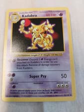 Kadabra #32 / 102 SHADOWLESS Base Set - NM - Pokemon 1999 TCG WOTC Vintage
