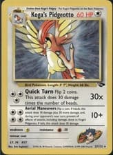 Pokemon TCG Gym Challenge - Koga's Pidgeotto Unlimited - 027/132
