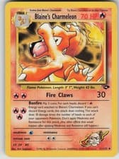 Pokemon TCG Blaine's Charmeleon Uncommon Gym Challenge 031/132