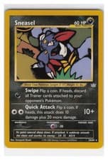 Sneasel Unlimited Rare Neo Revelation 24/64 NM