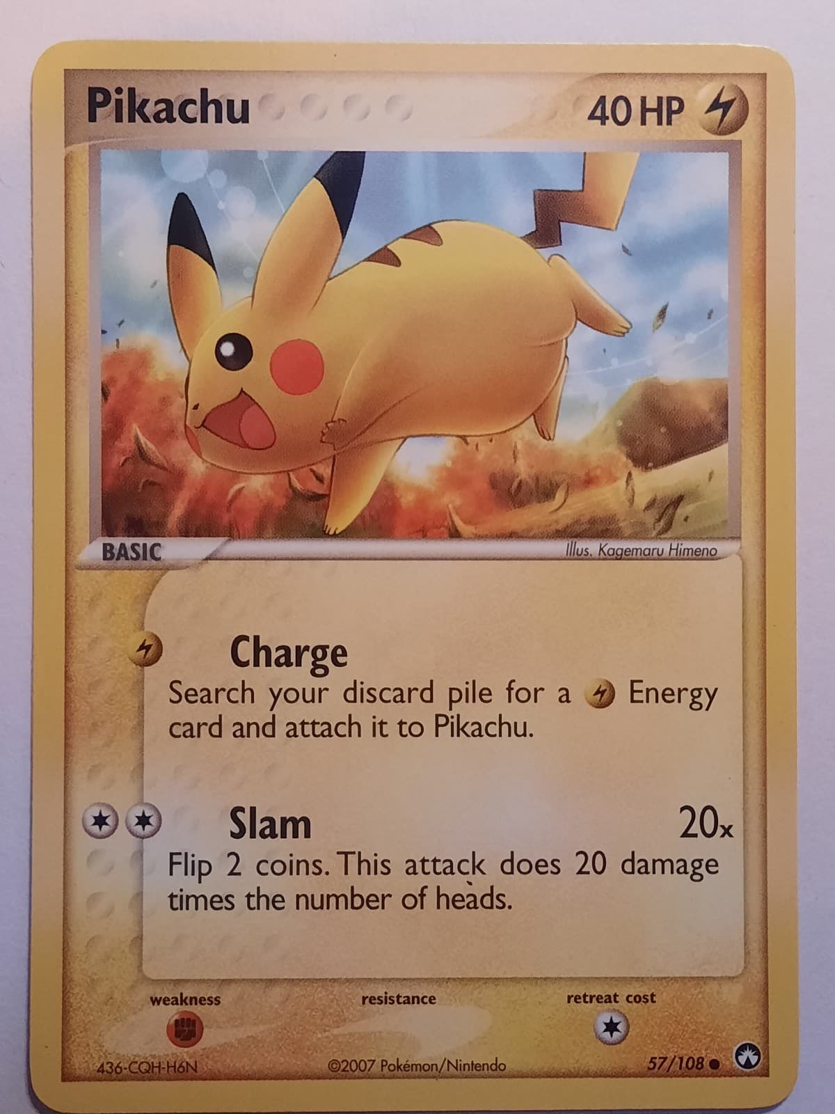 Pikachu 57/108 C Power Keepers Pokemon LP