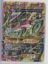M Rayquaza EX (Shiny Full Art) 98/98 XY - Ancient Origins Holo 2015