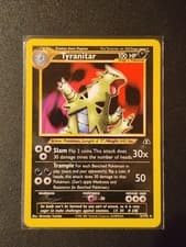 Pokemon Card Tyranitar 31/75 Neo Discovery Non Holo Rare WotC NM