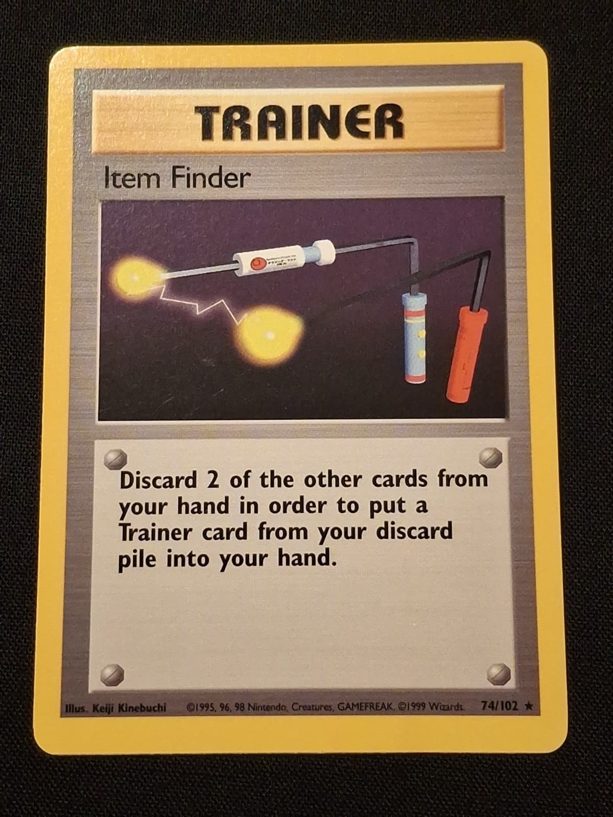 Item Finder 074/102 Base Set (Shadowless) Regular LP + WOTC Any 3 Free Ship
