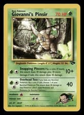 Giovanni's Pinsir 024/132 Unlimited Gym Challenge MP Pokémon TCG