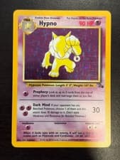 Hypno 8/62 Fossil Holo 1999 WOTC Pokémon Card Vintage