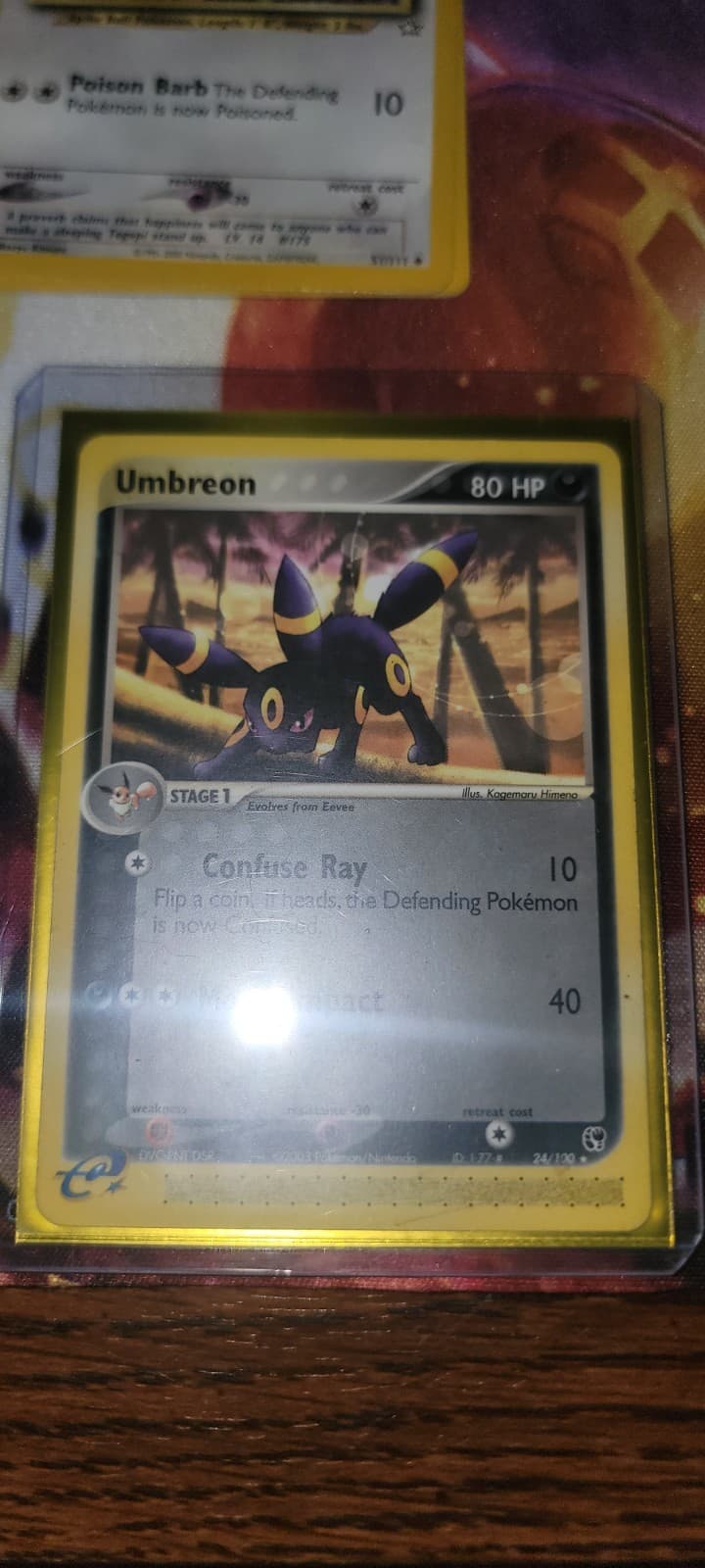 Umbreon 24/100 EX Sandstorm Regular